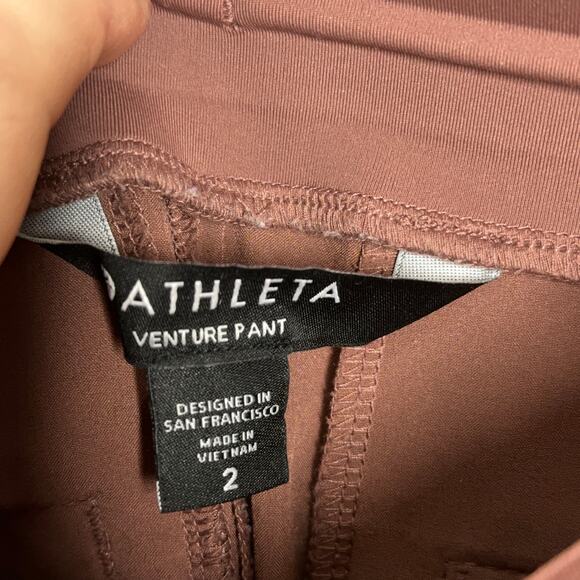 ATHLETA Venture Pant Jogger Hearth Rose Pink Mauve {3V41} - Picture 4 of 4